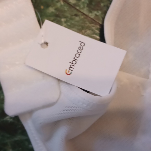 Embraced bra white size extra large back support bra white set of 2 - Picture 5 of 7